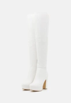 Anna Field Overknee Laarzen - White 8 Anna Field Overknee Laarzen - White -Anna Field Verkoop 0787991cf3de4493bae540771d91993c
