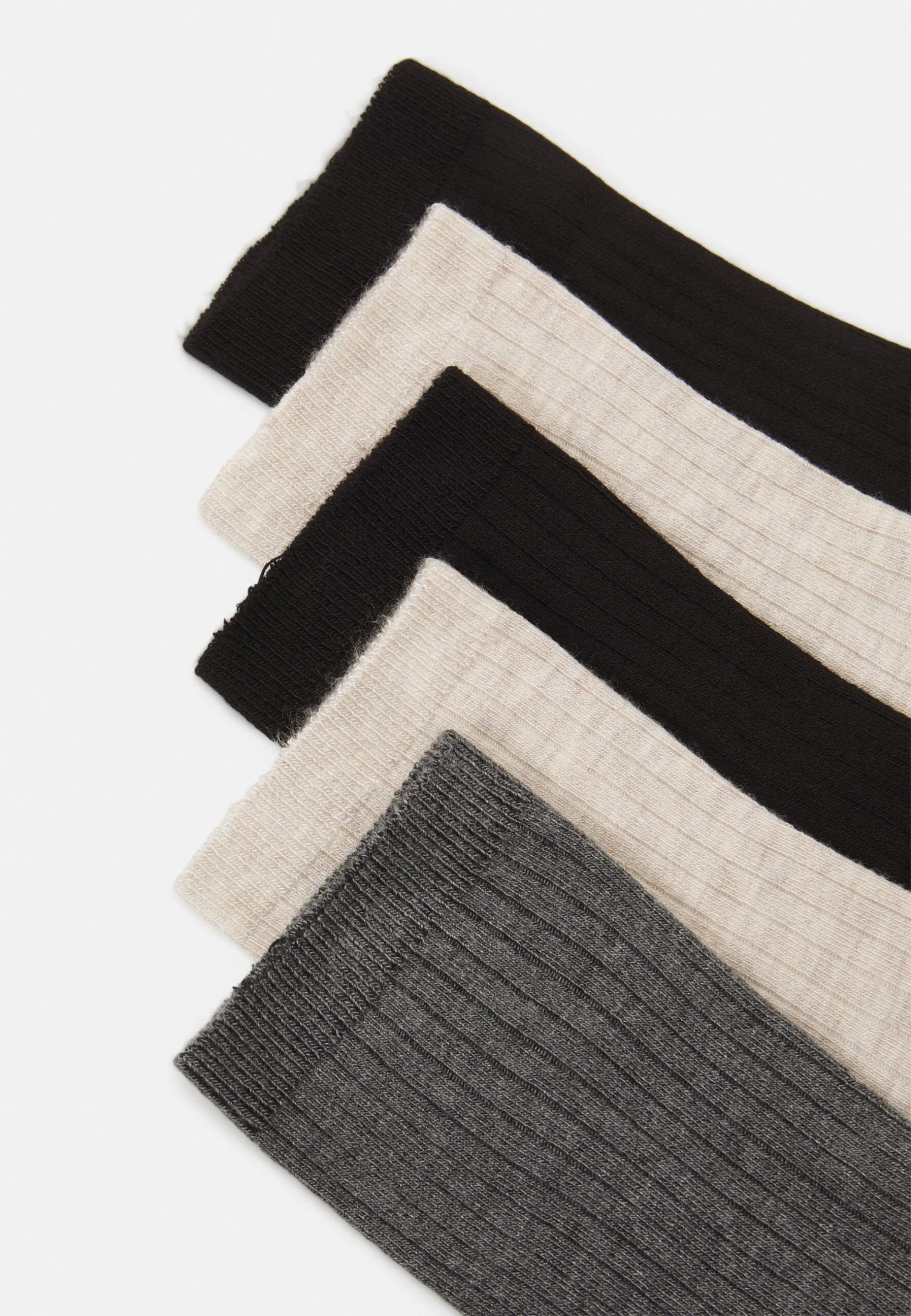 Anna Field 5 Pack - Sokken - Beige/Black/Grey 2 Anna Field 5 Pack - Sokken - Beige/Black/Grey - Afbeelding 2
