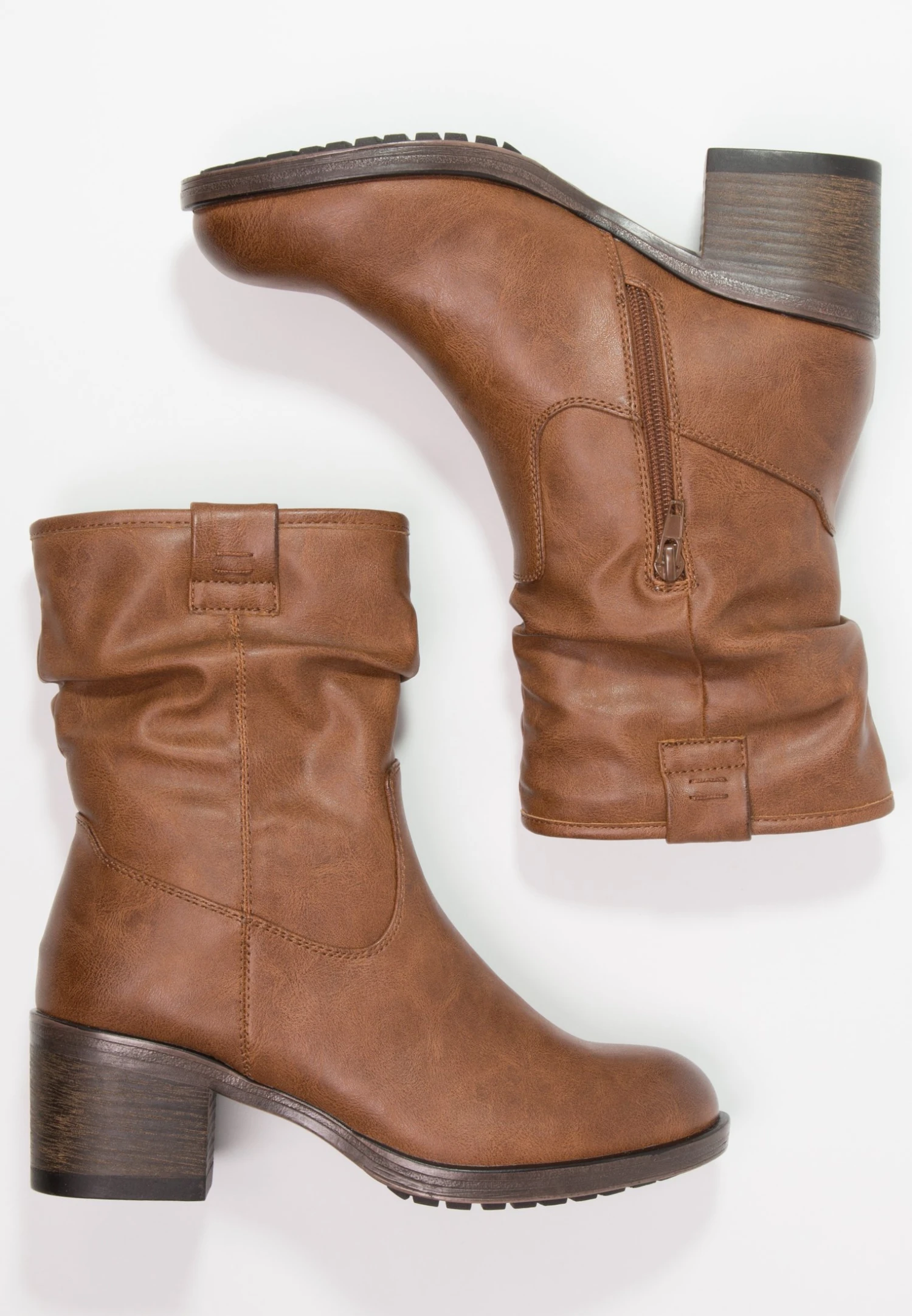Anna Field Winter Boot - Korte Laarzen - Cognac 3 Anna Field Winter Boot - Korte Laarzen - Cognac - Afbeelding 3