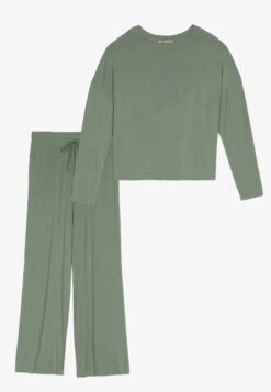Anna Field Wide Leg - Pyjama - Khaki -Anna Field Verkoop 56399edf15f94c88bb3bebf375bcf274