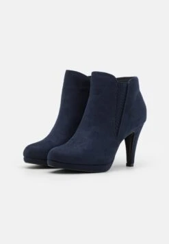 Anna Field Enkellaarsjes Met Hoge Hak - Dark Blue -Anna Field Verkoop 6958e58029384df2844b70d9d031e723