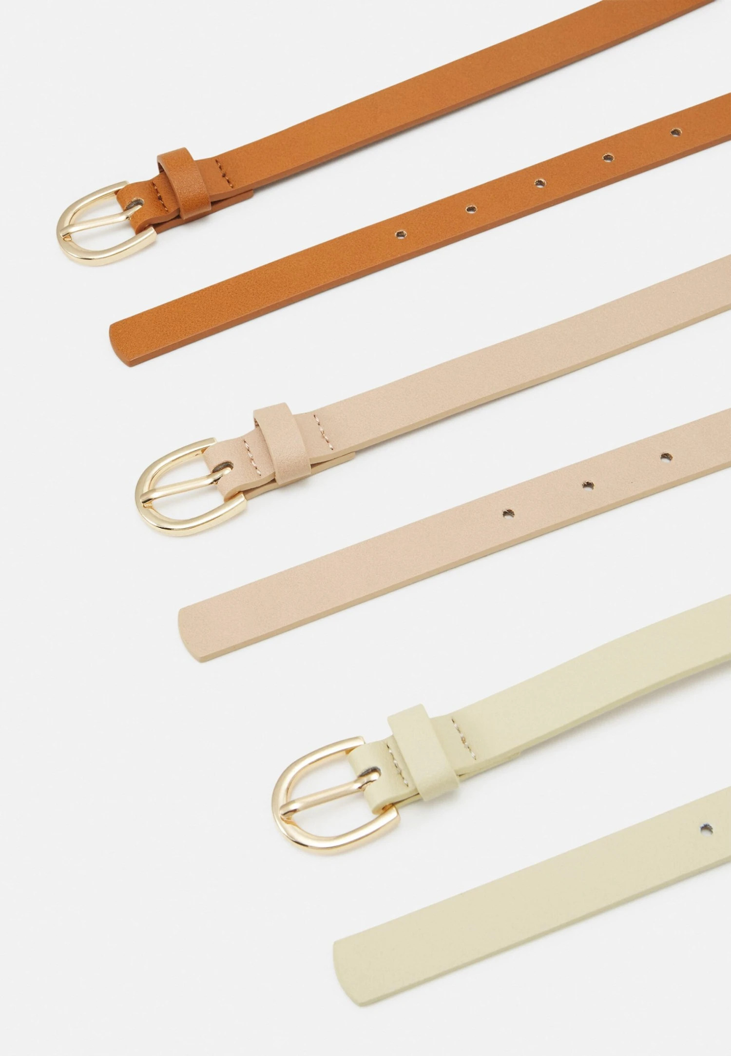 Anna Field 3 Pack - Riem - Cognac/Beige/Pink 2 Anna Field 3 Pack - Riem - Cognac/Beige/Pink - Afbeelding 2