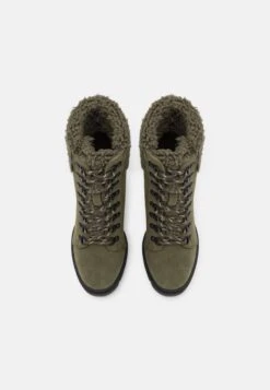 Anna Field Leather - Veterboots - Khaki -Anna Field Verkoop 7d8c23ada9ed4ab4b7dcf756f86fb7ba