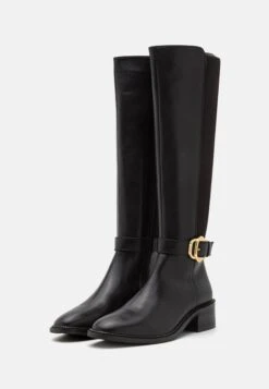 Leather- Laarzen - Black 8 Leather- Laarzen - Black -Anna Field Verkoop 7f7a93d5a9764b9c8d7726d44cb3f0af