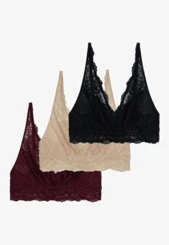 Anna Field 3 Pack - Bustier - Black/Beige/Dark Red -Anna Field Verkoop 938aa42549cf49f2814d4d05d6c7bc9f