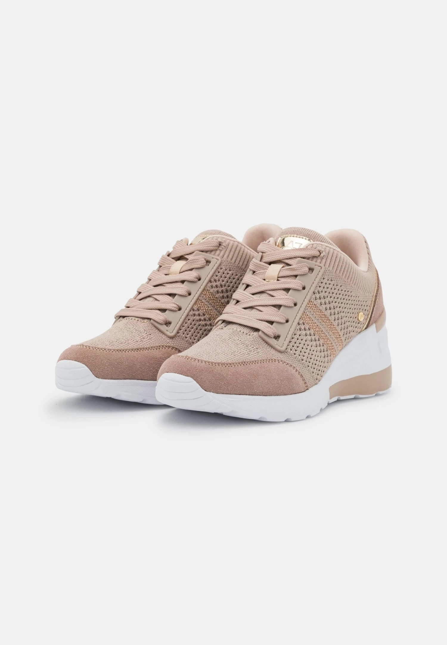 Anna Field Leather Mix - Sneakers Laag - Beige 3 Anna Field Leather Mix - Sneakers Laag - Beige - Afbeelding 3