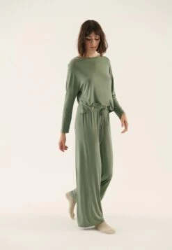 Anna Field Wide Leg - Pyjama - Khaki -Anna Field Verkoop b0582ddda7cb423eabcd79a9b5e373dc