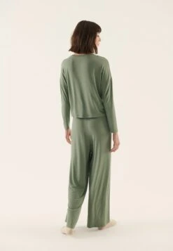 Anna Field Wide Leg - Pyjama - Khaki -Anna Field Verkoop b221e0d411444a8fbb6c134598d86d40
