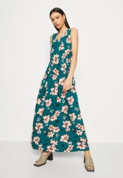 Anna Field Maxi-Jurk - Dark Green/Pink -Anna Field Verkoop baa227ce9a894cf9a0af24e94c9b805b