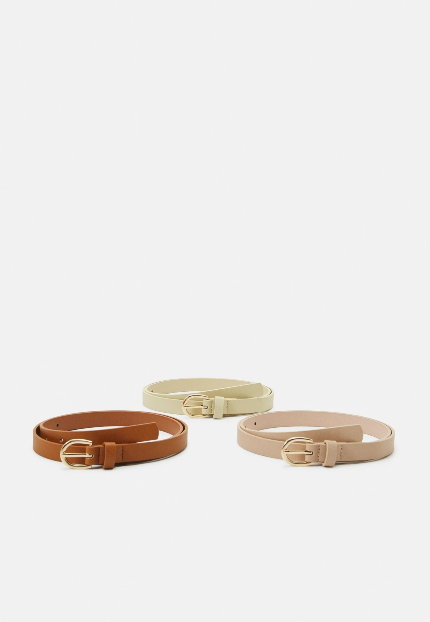 Anna Field 3 Pack - Riem - Cognac/Beige/Pink 1 Anna Field 3 Pack - Riem - Cognac/Beige/Pink