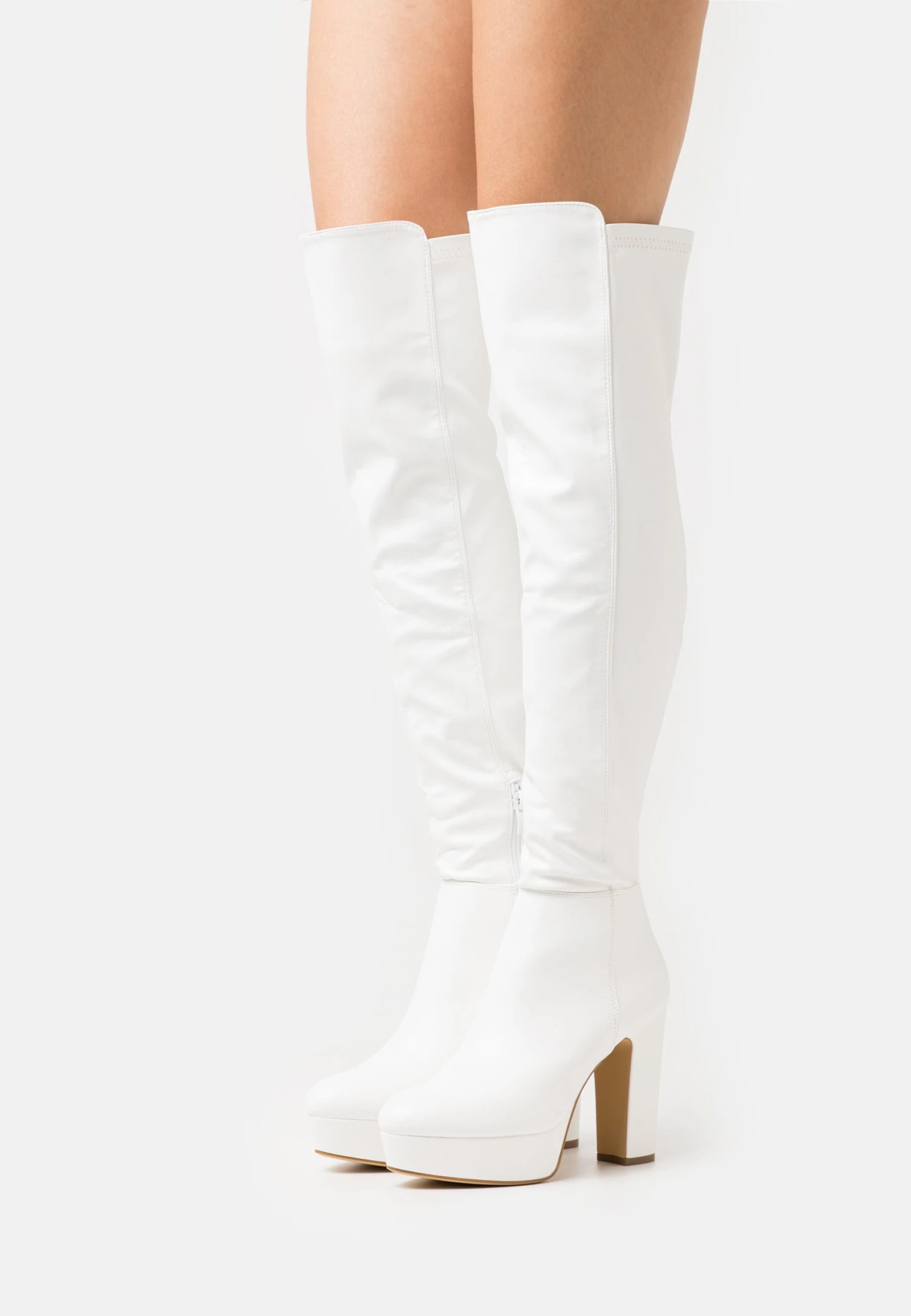 Anna Field Overknee Laarzen - White 1 Anna Field Overknee Laarzen - White